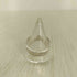 YArKA silver925 warped 7mm ring メンズ 19号