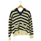 ザラ ZARA STRIPED KNIT SWEATER セーラーカラー ストライプ ニット セーター レディース import:M