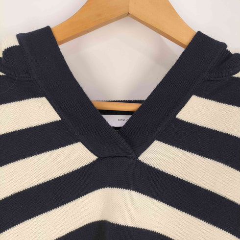 ザラ ZARA STRIPED KNIT SWEATER セーラーカラー ストライプ ニット セーター レディース import:M
