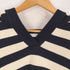 ザラ ZARA STRIPED KNIT SWEATER セーラーカラー ストライプ ニット セーター レディース import:M