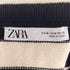 ザラ ZARA STRIPED KNIT SWEATER セーラーカラー ストライプ ニット セーター レディース import:M