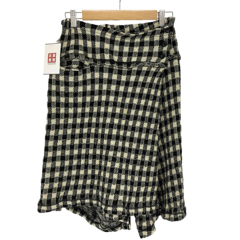 タオコムデギャルソン tao COMME des GARCONS 00S ギミックデザイン ウールチェック サルエルパンツ レディース JPN:S