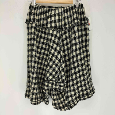 タオコムデギャルソン tao COMME des GARCONS 00S ギミックデザイン ウールチェック サルエルパンツ レディース JPN:S