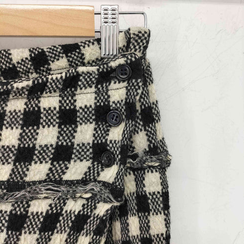 タオコムデギャルソン tao COMME des GARCONS 00S ギミックデザイン ウールチェック サルエルパンツ レディース JPN:S
