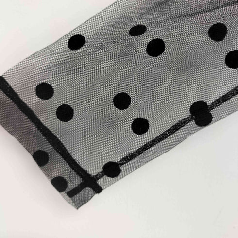 コムデギャルソン COMME des GARCONS ドット柄 シースルーカットソー レディース
