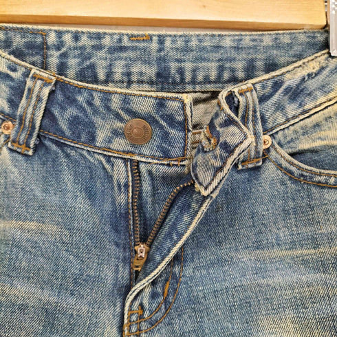 デュラス DURAS Y2K グランジ ダメージ加工 フレアデニムパンツ レディース 1