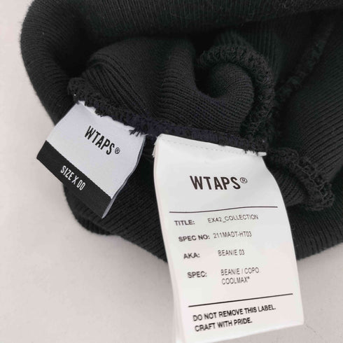 ダブルタップス WTAPS 21SS BEANIE03 ロゴ刺繍ニット帽 メンズ X00