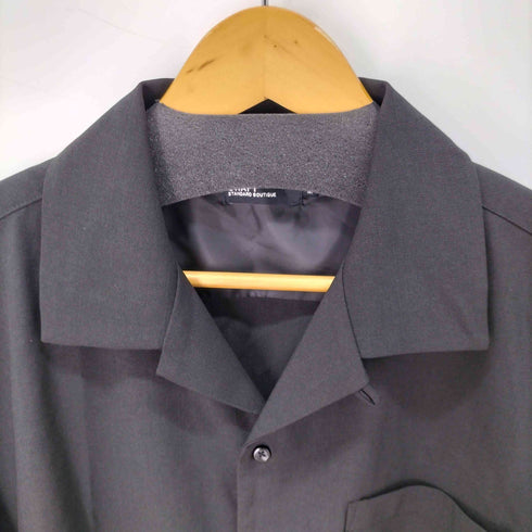 クラフトスタンダードブティック CRAFT STANDARD BOUTIQUE ポリトロオープンカラー S/S シャツ メンズ JPN:M