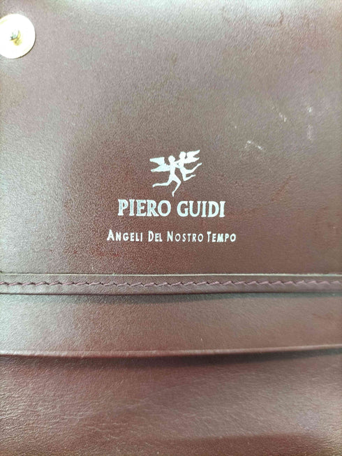 PIERO GUIDI 二つ折りレザー財布 レディース