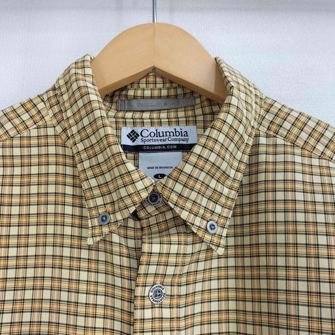 コロンビアスポーツウェア Columbia Sportswear ボックスシルエット ボタンダウン半袖シャツ メンズ L