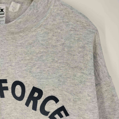 ユーエスエアーフォース U.S. AIR FORCE 90s USA製 TULTEX社製 AIR FORCE プリント クルーネックスウェット メンズ import:L