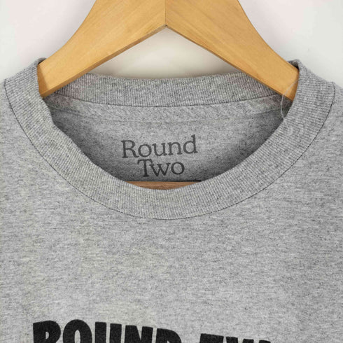 ROUND TWO USA製 ロゴ 両面プリント Tシャツ メンズ import:M