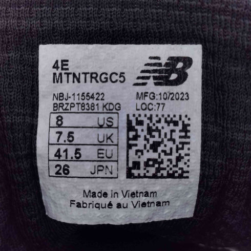 ニューバランス NEW BALANCE MTNTRGC5 DynaSoft Nitrel v5 GTX ゴアテックス メンズ JPN:26