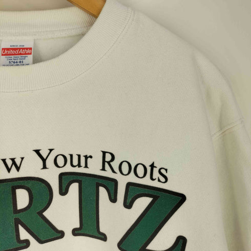 ユナイテッドアスレ UNITED ATHLE FERTZ Get Know Your Roots プリント クルーネックスウェット メンズ import:L
