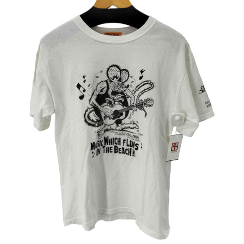 Music Which Flows On The Beach 両面プリントTシャツ コピーライト2003 メンズ