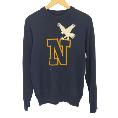 ジーアールエヌ grn イーグル イニシャル クルーネックセーター メンズ JPN:2