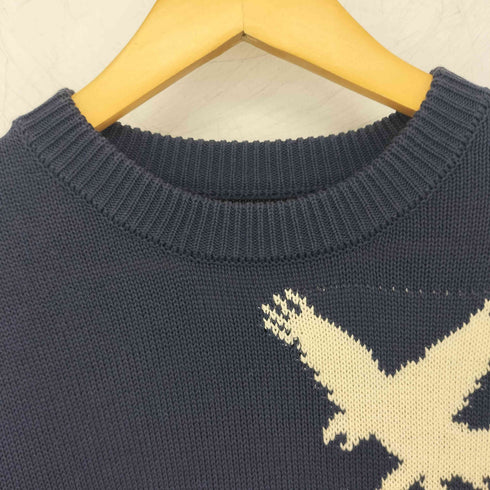 ジーアールエヌ grn イーグル イニシャル クルーネックセーター メンズ JPN:2