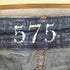 575DENIM USA製 Y2K グランジ ダメージ加工 フレアデニムパンツ レディース 26