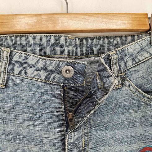 COCO LULU Y2K ハートペイント ジップフライデニムパンツ レディース 2