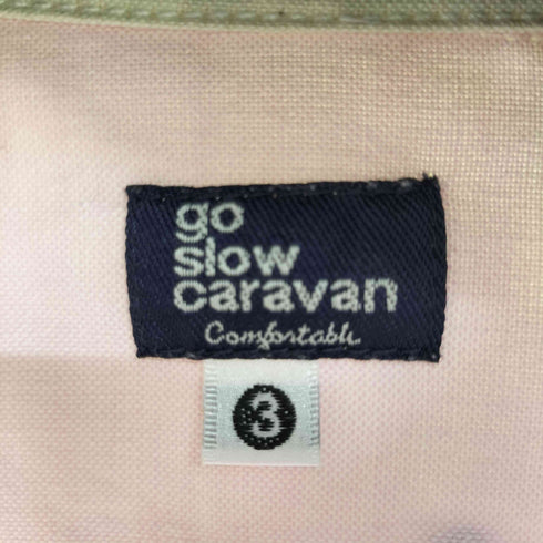 ゴースローキャラバン go slow caravan クレイジーパターン ロングスリーブBDシャツ メンズ JPN:3