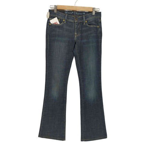 リーバイス Levis Capital E USA製 SWANK low slim boot ジップフライ フレアデニム レディース W26
