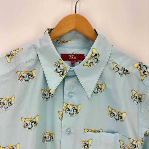ザラ ZARA エレファントシャツ メンズ import:L