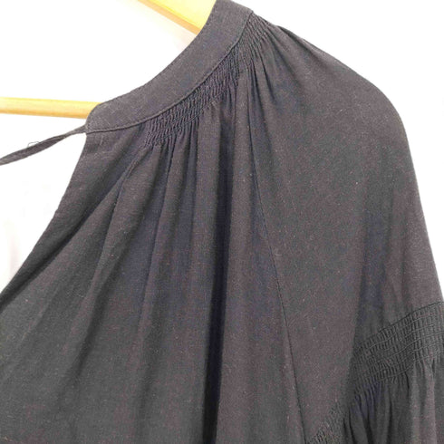 ナチュラルクチュール natural couture ボリュームスリーブ大人のたっぷりギャザーワンピース レディース JPN:M