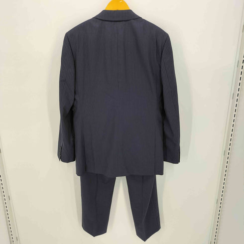 ジュンメン JUN MEN ストライプ 2Bシングルテーラードジャケット スーツセットアップ メンズ L