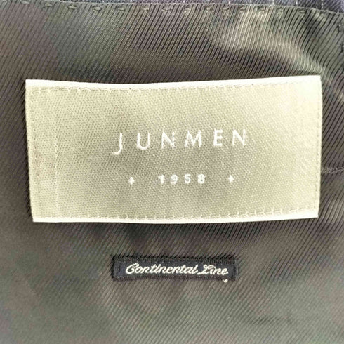ジュンメン JUN MEN ストライプ 2Bシングルテーラードジャケット スーツセットアップ メンズ L