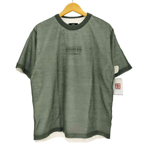 ビームスハート BEAMS HEART 麻混リネン レイヤード ニット Tシャツ(Tシャツセット) メンズ JPN:M