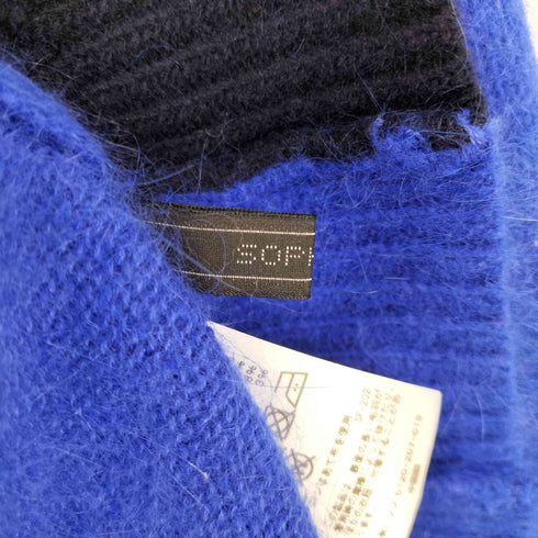 ソフネット SOPHNET. SLEEVE SHAGGY CABLE MIX KNIT メンズ JPN:L