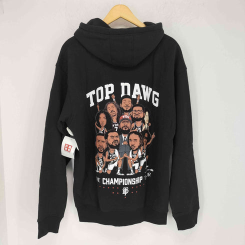 TDE Top Dawg Entertainment 両面プリントプルオーバーパーカー メンズ JPN:L