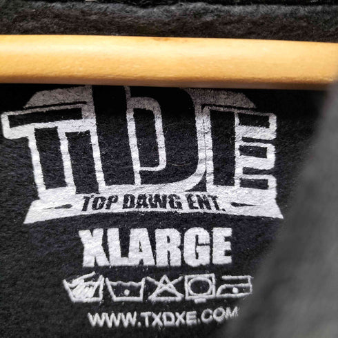 TDE Top Dawg Entertainment プリントプルオーバーパーカー メンズ JPN:XL