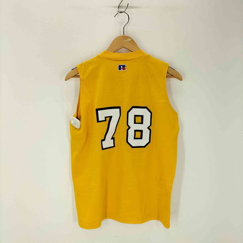 ラッセルアスレチック RUSSELL ATHLETIC 00s USA製 NBA ナンバリング ヘンリーネック プリント ノースリーブトップス メンズ JPN:M