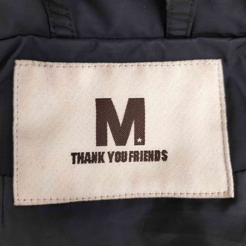 エムサンキューフレンズ M THANK YOU FRIENDS ロゴプリント マウンテンパーカ メンズ JPN:M