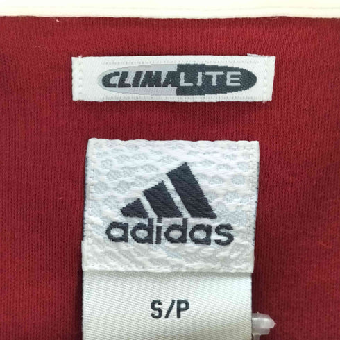 アディダス adidas ボーダーハーフジップポロシャツ メンズ JPN:S
