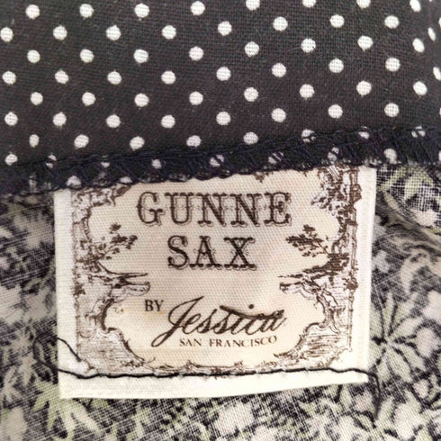 ガニーサックス GUNNE SAX 70S 花柄ジャンパースカート レディース