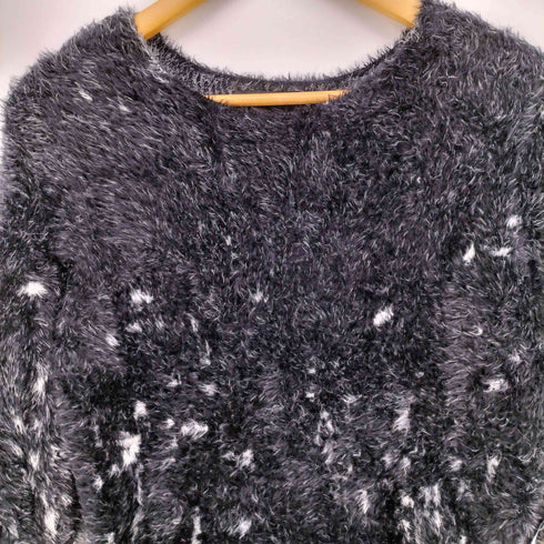 シヴァーライズ CIVARIZE バイカラーフェザーヤーンプルオーバーニット メンズ 44