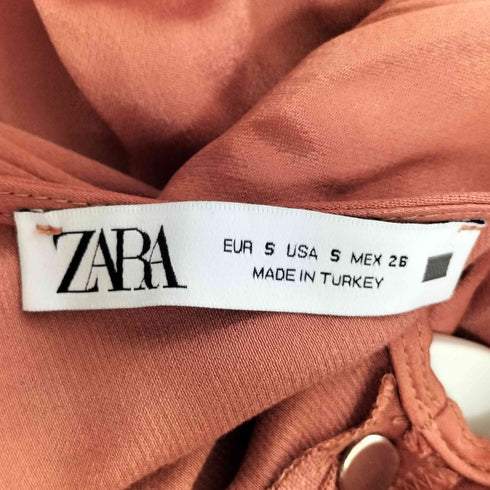 ザラ ZARA Vネック ノースリーブ ワンピース ドレス レディース import:S