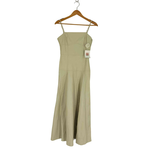ザラ ZARA フェイクレザー キャミ ワンピース レディース import:S