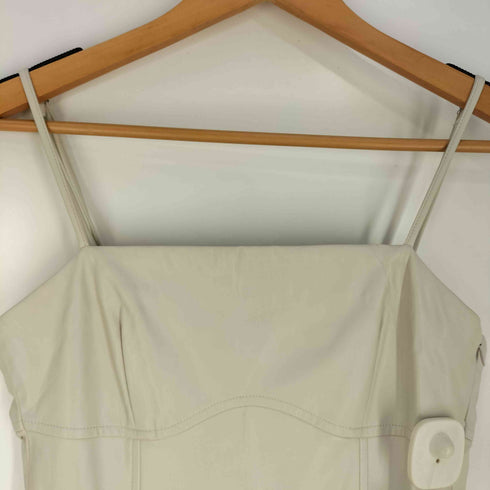 ザラ ZARA フェイクレザー キャミ ワンピース レディース import:S