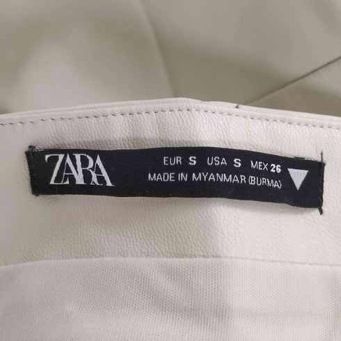 ザラ ZARA フェイクレザー キャミ ワンピース レディース import:S
