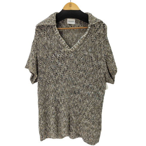 CAMPHOR WOOD skipper stiching knit shirt メンズ JPN:S