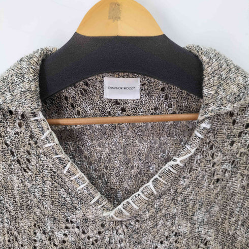 CAMPHOR WOOD skipper stiching knit shirt メンズ JPN:S