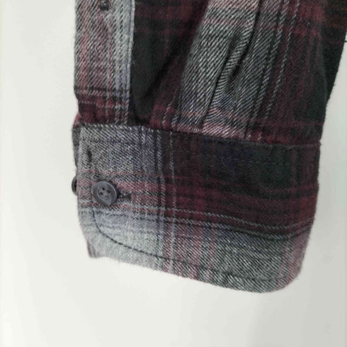 ジョージ GEORGE 00S レースオンブレチェック ネルシャツ メンズ import:XL