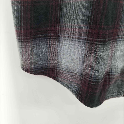 ジョージ GEORGE 00S レースオンブレチェック ネルシャツ メンズ import:XL