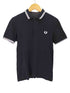 フレッドペリー FRED PERRY S/S 刺繍ロゴ ポロシャツ メンズ import:S