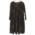 パドカレ pas de calais Black Harmony プリントワンピース レディース 36