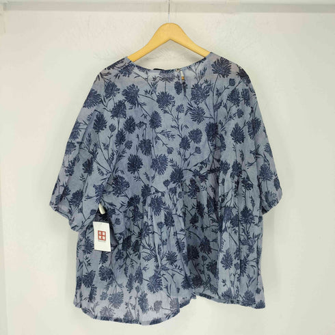 パドカレ pas de calais フラワープリントブラウス レディース 36