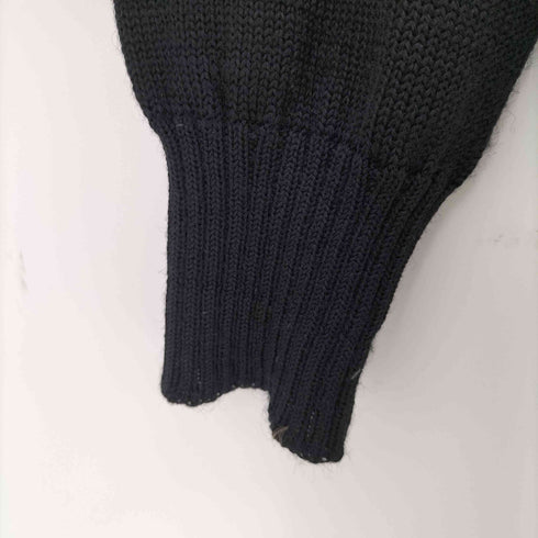 LAMB KNIT 50S レタードニットウールカーディガン メンズ